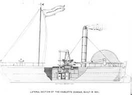 early plan of the charlotte dundas